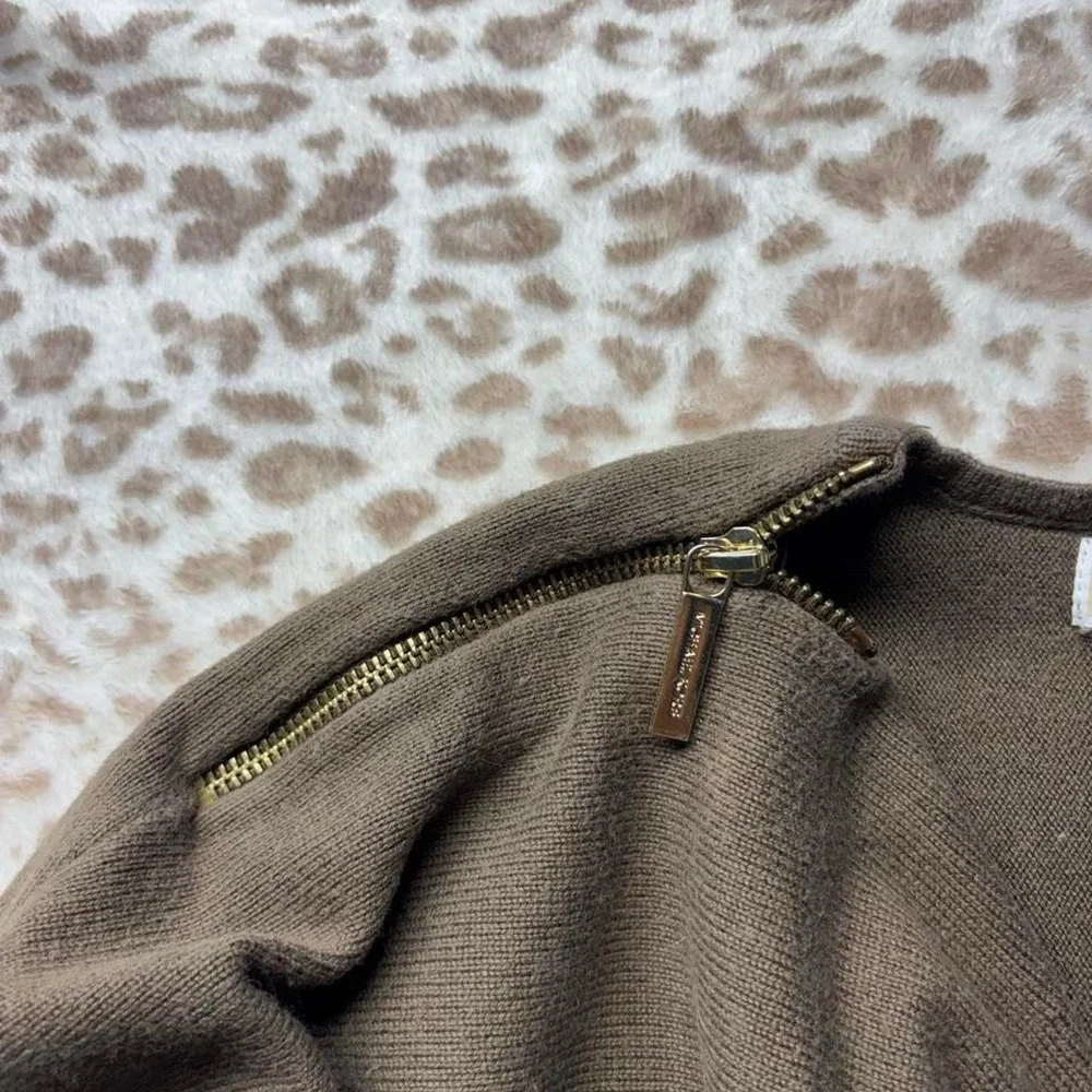 Olive Green Michael Kors sweater dress
